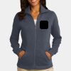 Ladies Slub Fleece Full Zip Jacket Thumbnail
