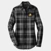 Ladies Plaid Flannel Tunic Thumbnail