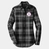 Ladies Plaid Flannel Tunic Thumbnail