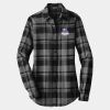 Ladies Plaid Flannel Tunic Thumbnail