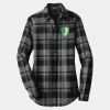 Ladies Plaid Flannel Tunic Thumbnail