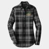 Ladies Plaid Flannel Tunic Thumbnail