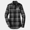 Ladies Plaid Flannel Tunic Thumbnail