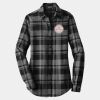 Ladies Plaid Flannel Tunic Thumbnail
