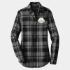 Ladies Plaid Flannel Tunic Thumbnail
