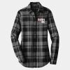 Ladies Plaid Flannel Tunic Thumbnail