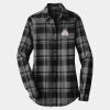 Ladies Plaid Flannel Tunic Thumbnail