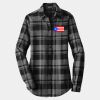 Ladies Plaid Flannel Tunic Thumbnail