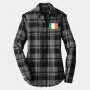 Ladies Plaid Flannel Tunic Thumbnail