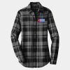 Ladies Plaid Flannel Tunic Thumbnail
