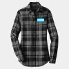 Ladies Plaid Flannel Tunic Thumbnail