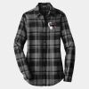 Ladies Plaid Flannel Tunic Thumbnail