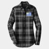 Ladies Plaid Flannel Tunic Thumbnail