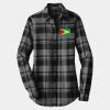 Ladies Plaid Flannel Tunic Thumbnail