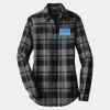 Ladies Plaid Flannel Tunic Thumbnail