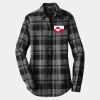 Ladies Plaid Flannel Tunic Thumbnail