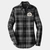 Ladies Plaid Flannel Tunic Thumbnail