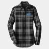 Ladies Plaid Flannel Tunic Thumbnail