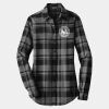 Ladies Plaid Flannel Tunic Thumbnail