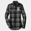 Ladies Plaid Flannel Tunic Thumbnail
