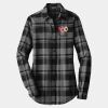 Ladies Plaid Flannel Tunic Thumbnail