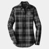 Ladies Plaid Flannel Tunic Thumbnail