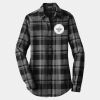Ladies Plaid Flannel Tunic Thumbnail