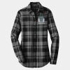 Ladies Plaid Flannel Tunic Thumbnail