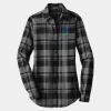Ladies Plaid Flannel Tunic Thumbnail