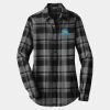 Ladies Plaid Flannel Tunic Thumbnail