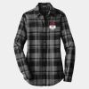 Ladies Plaid Flannel Tunic Thumbnail