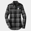 Ladies Plaid Flannel Tunic Thumbnail