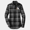 Ladies Plaid Flannel Tunic Thumbnail