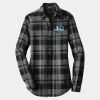 Ladies Plaid Flannel Tunic Thumbnail
