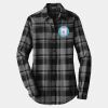 Ladies Plaid Flannel Tunic Thumbnail