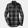 Ladies Plaid Flannel Tunic Thumbnail