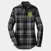 Ladies Plaid Flannel Tunic Thumbnail