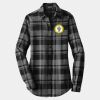 Ladies Plaid Flannel Tunic Thumbnail