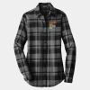 Ladies Plaid Flannel Tunic Thumbnail