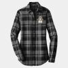 Ladies Plaid Flannel Tunic Thumbnail