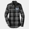 Ladies Plaid Flannel Tunic Thumbnail