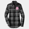 Ladies Plaid Flannel Tunic Thumbnail