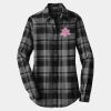 Ladies Plaid Flannel Tunic Thumbnail