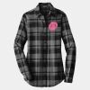 Ladies Plaid Flannel Tunic Thumbnail