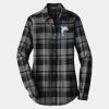 Ladies Plaid Flannel Tunic Thumbnail