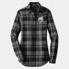 Ladies Plaid Flannel Tunic Thumbnail