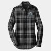 Ladies Plaid Flannel Tunic Thumbnail