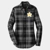 Ladies Plaid Flannel Tunic Thumbnail