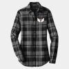 Ladies Plaid Flannel Tunic Thumbnail