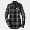 Ladies Plaid Flannel Tunic Thumbnail
